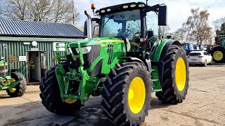 2017 John Deere 6130R 4WD Tractor  21518 [upl. by Etra]