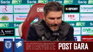 INTERVISTE POST GARA AC REGGIANA vs UC SAMPDORIA [upl. by Corliss]