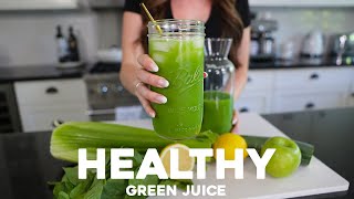 green juice recipe in a blender [upl. by Brunk693]