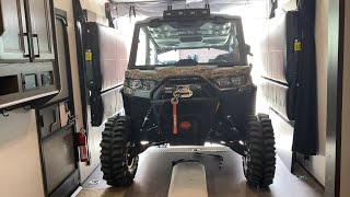 Stryker 2916 Toy Hauler and Canam XMR Max Defender 6 passenger [upl. by Circosta]