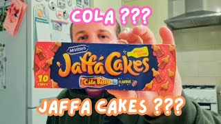 Cake or Biscuit  New Special Edition Cola Bottle McVities Jaffa Cakes Review [upl. by Aleck]