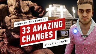 Sons Of The Forest 33 GameChanging Updates Since Launch [upl. by Siuoleoj]