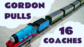 Can Gordon pull 16 Toy Train Express Coaches [upl. by Ford]