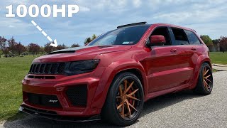 Trackhawk KILLER Whippled Built Motor and Cammed Jeep SRT [upl. by Hbaruas383]