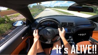 15JZ E46 M3 First Drive POV [upl. by Yditsahc739]