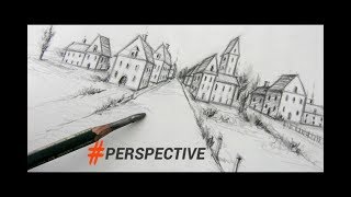 APPRENDRE LE DESSIN EN PERSPECTIVE  LES BASES [upl. by Pheni680]