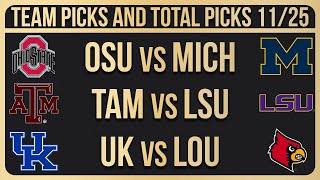 FREE College Football Picks Today 112523 NCAAF Week 13 Betting Picks and Predictions [upl. by Domash]