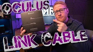 OFFICIAL OCULUS LINK CABLE  Unboxing Thoughts amp Comparisons  is it worth it [upl. by Rimidalg852]