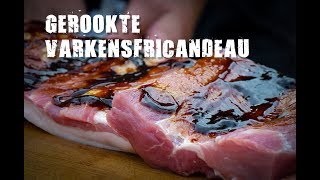 Gerookte varkensfricandeau  FireampFood TV [upl. by Enilkcaj]