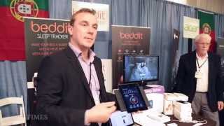 Beddit Sensor Tracks Your Sleep Without A Wearable [upl. by Ykcor909]