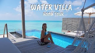 Maldives Water Villa Room Tour [upl. by Riada]