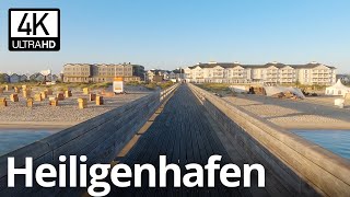 Heiligenhafen Spaziergang 2022 Yachthafen Seebrücke Bretterbude Beach Motel Heiligenhafen [upl. by Phelia]