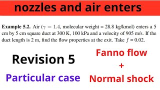 115 Gas Dynamics  Fanno flow  Normal shock شرح بالعربية و بالتفصيل [upl. by Adyht]