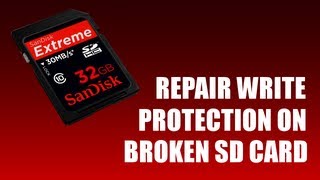 How to Repair Write Protection on SD Card [upl. by Euqinemod]