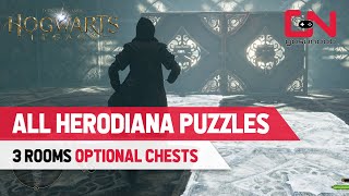 How to Solve All Herodiana Puzzles in Hogwarts Legacy  The Hall of Herodiana [upl. by Malley639]