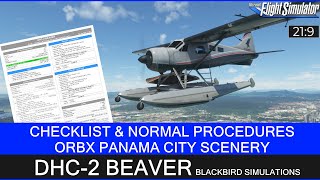 DHC2 BeaverPanamakanal  Kompletter Flug nach Checkliste ★ MSFS 2020 [upl. by Aredna]