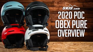 2020 POC Obex Pure Helmet Overview by SkisDotCom [upl. by Aneeh]