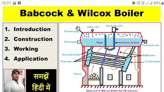 Babcock and wilcox boiler हिंदी [upl. by Nihcas320]