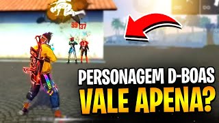 PERSONAGEM DBOAS NO FREE FIRE  SERÁ QUE VALE A PENA JOGAR NO RUSHADÃO EM 2024 [upl. by Tiana]