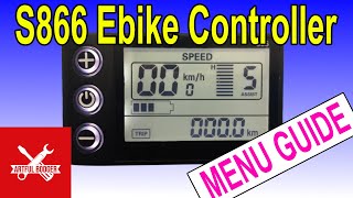 S855 Ebike Controller Hidden Menu Guide [upl. by Howie775]