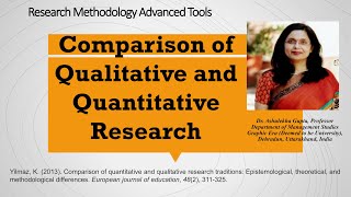 Qualitative and Quantitative Research Methods quantitativequalitativeresearch [upl. by Eanahs]