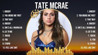 Tate McRae Top Of The Music Hits 2024 Most Popular Hits Playlist [upl. by Estel]