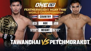 A Muay Thai Legend Is Born 👑 Tawanchai vs Petchmorakot  Full Fight [upl. by Aihsirt]