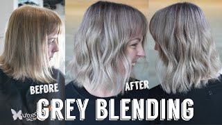 Hair Transformations with Lauryn Grey Blending on Previously Coloured Hair Ep 185 [upl. by Laehcym]