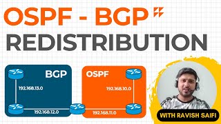 41 OSPF amp BGP Redistribution  OSPF Redistribution into BGP  BGP Redistribution [upl. by Fridell]