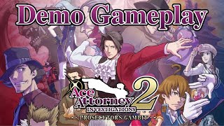 Ace Attorney Investigations 2 Prosecutors Gambit  Full DEMO Gameplay Walkthrough [upl. by Edda620]