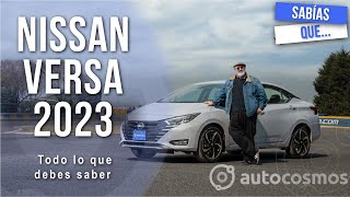 Nissan Versa 2023  Todo lo que debes saber  Autocosmos [upl. by Eeramit674]