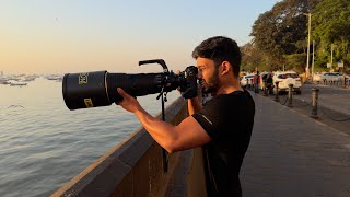 400mm Lens Street Photography in Mumbai Episode 2 [upl. by Tonya]