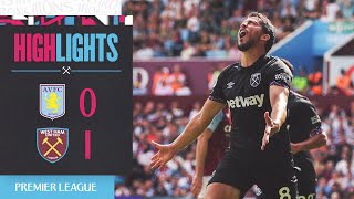 Aston Villa 01 West Ham  Fornals Strike Secures Three Points  Premier League Highlights [upl. by Malva48]