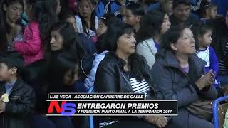 DEPORTES ENTREGA DE PREMIOS CARRERAS DE CALLE [upl. by Tserof539]