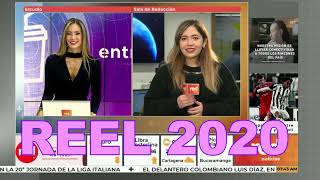 REEL 2020  ANGIE ACOSTA RED NOTICIAS [upl. by Llennaj]