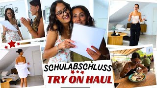 SCHULABSCHLUSS ZEUGNIS FEIER 🥳  TRYON HAUL SOMMER URLAUB OUTFIT [upl. by Kat779]