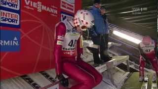 Kamil Stoch 102 m  I seria  MŚ Predazzo Trampolino Dal Ben 2013  K95  23022013 [upl. by Nelyk]