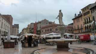 Verona Italien  Rundgang durch die Altstadt FullHD [upl. by Annaerb]