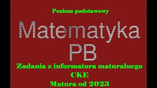 Zadanie 24 Informator o egzaminie maturalnym z matematyki poziom podstawowy Ciąg arytmetyczny [upl. by Birecree]