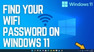 How to Find your WiFi Password on Windows 11 [upl. by Traweek]