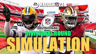 49ers vs Packers Simulation  Playoffs  Madden 24 PS5 [upl. by Eanrahs41]