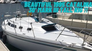 Beautiful 1995 Catalina 30 Mark III Tall Rig [upl. by Clayton193]