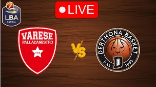 🔴 Live Varese vs Tortona  Live Play By Play Scoreboard [upl. by Inahteb]