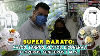 🧂 ¿Dónde comprar CRISTALERIA BARATA EN EL DF 🧈 [upl. by Reivazx]