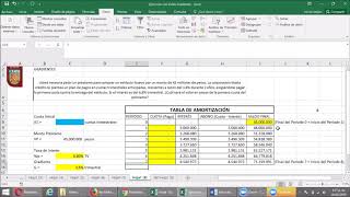 Video 8 Gradiente Geométrico IV Tabla de Amortización con cuotas anticipadas [upl. by Nairrod244]