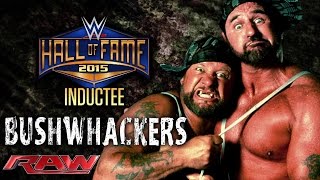 The Bushwhackers are announced for the WWE Hall of Fame Class of 2015 Raw February 23 2015 [upl. by Nyasuh]