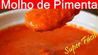 Como fazer MOLHO DE PIMENTA Receita Super Fácil COMO FAZER MOLHO DE PIMENTA  47 [upl. by Esinart665]