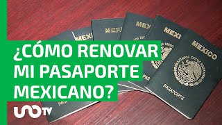 ¿Cómo puedo renovar mi pasaporte mexicano [upl. by Chari]