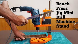 Unboxing Bench Press Jig Mini Drill Machine stand [upl. by Cerell]