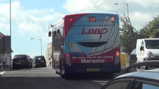 Stagecoach route Loop bus passing Margate Road 22nd July 2015 [upl. by Fusco]